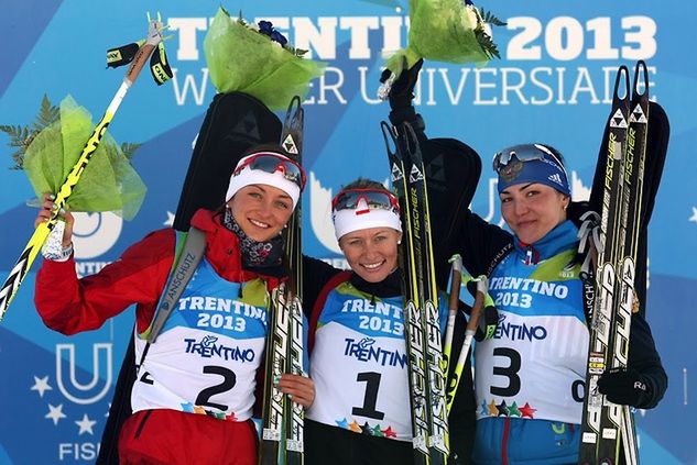 Monika Hojnisz i Weronika Nowakowska-Ziemniak na podium / Foto Aleksandra Nowak