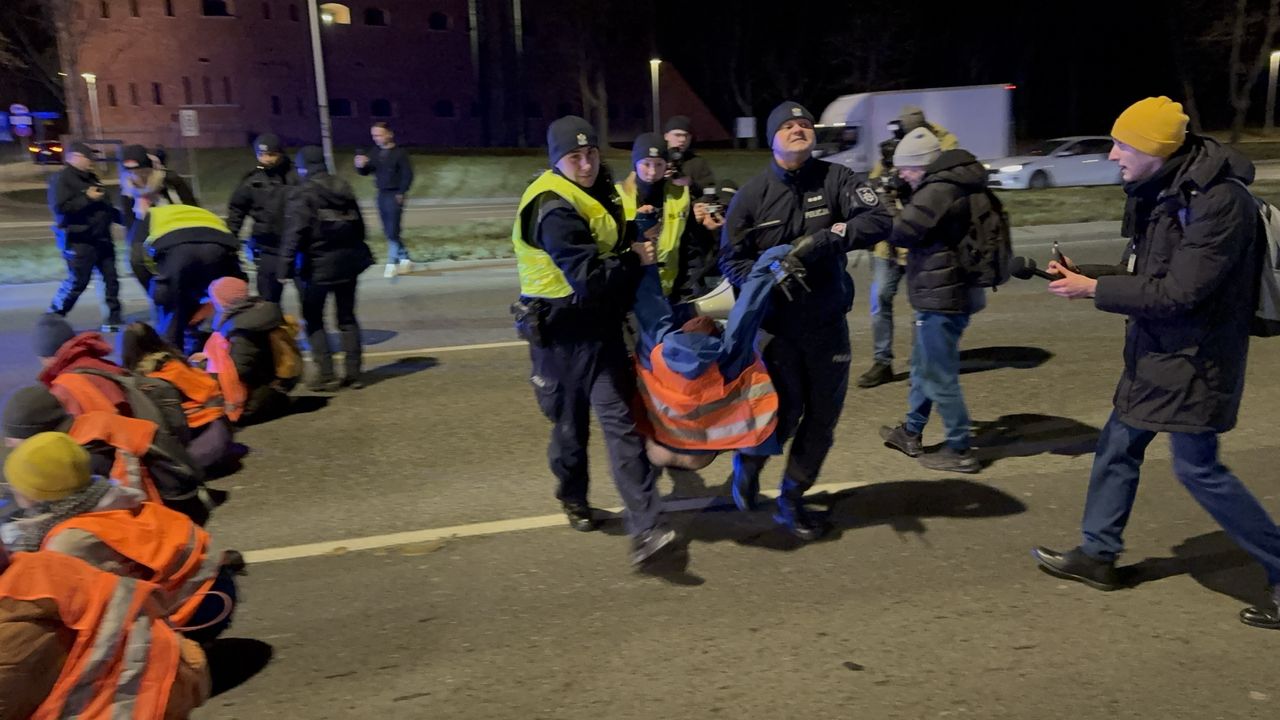 Protest Ostatniego Pokolenia.