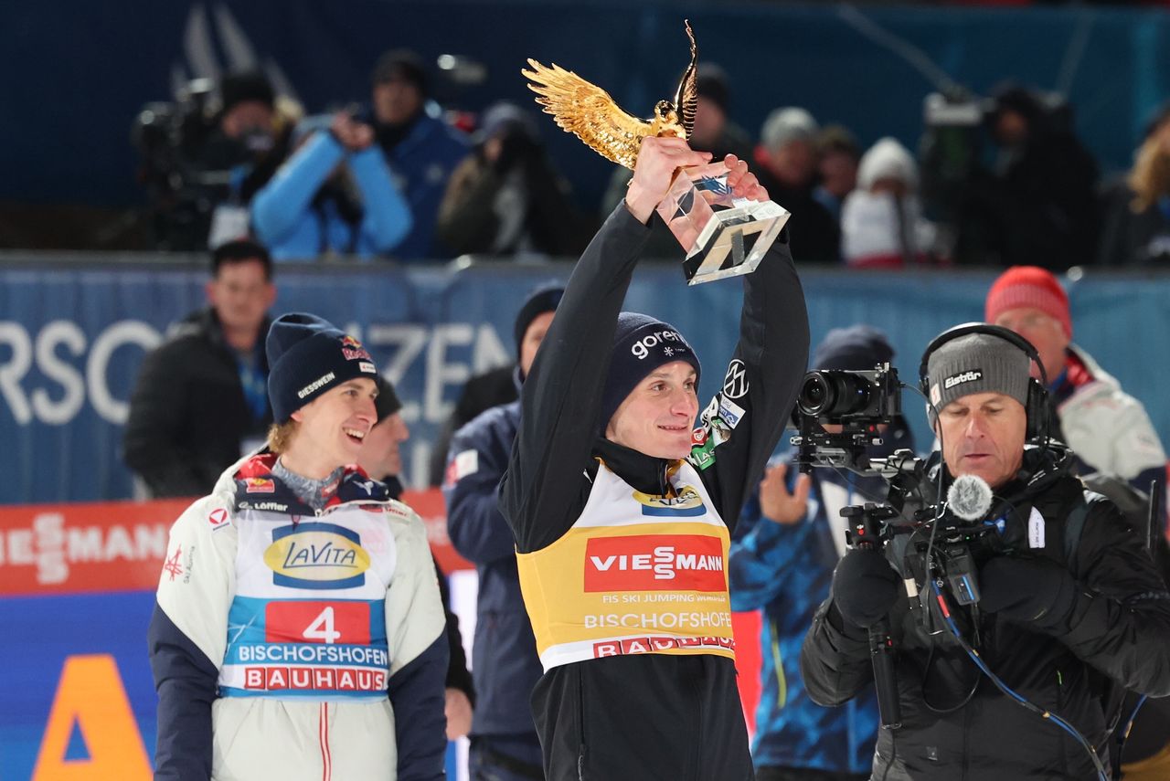 Prevc z Złotym Orłem w TCS. Polacy poza czołówką