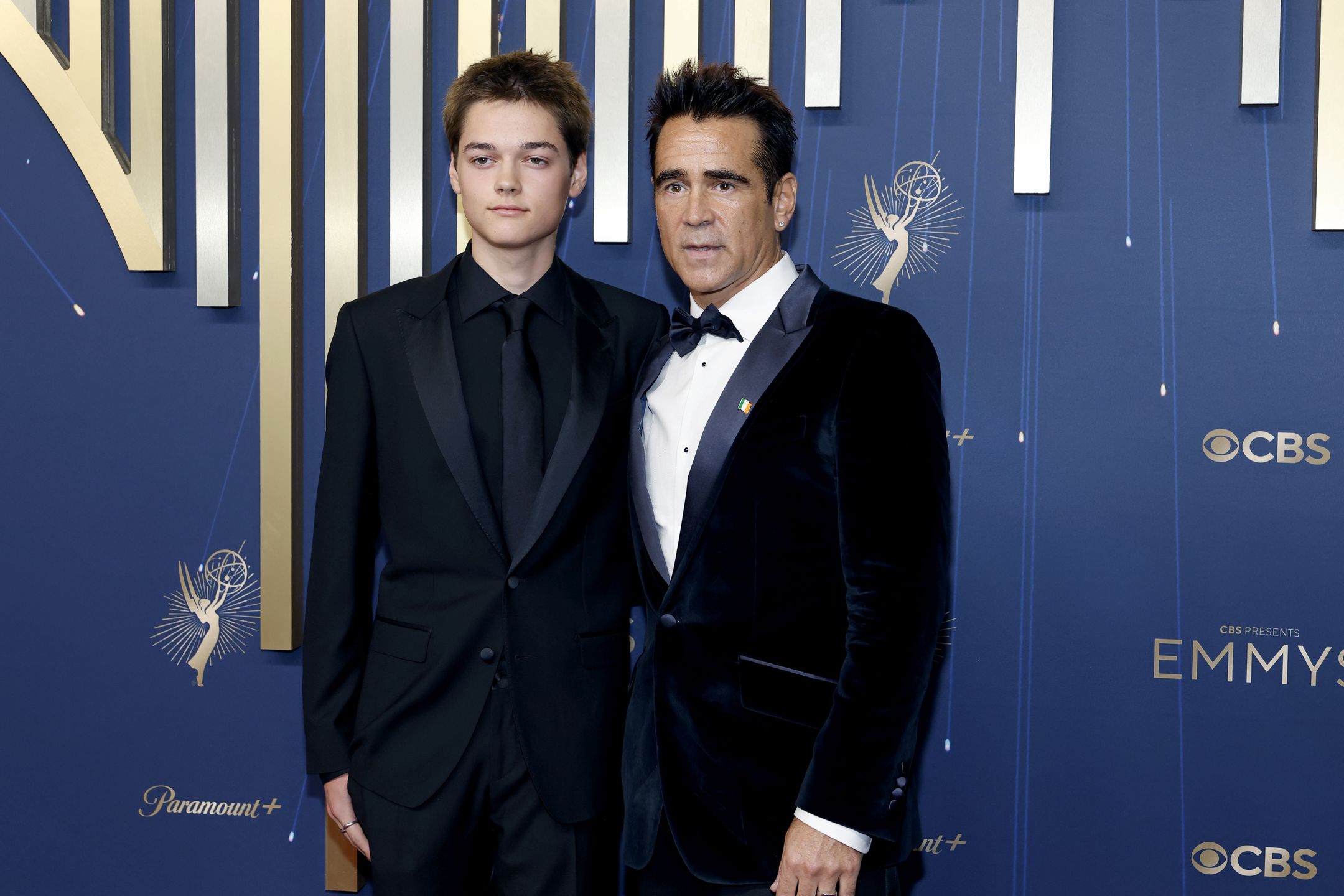 Colin Farrell i Henry Tadeusz na rozdaniu nagród Emmy