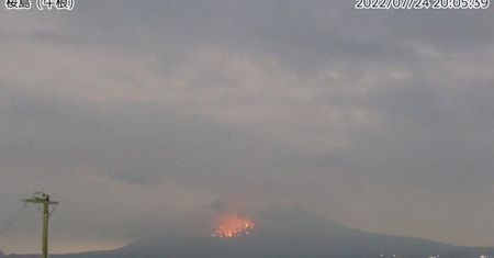 Japonia. Wybuch wulkanu na wyspie Kiusiu