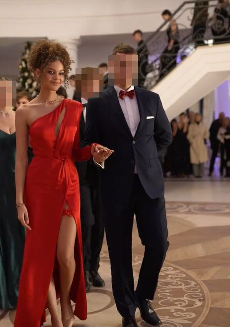 Emilia Dankwa na studniówce
