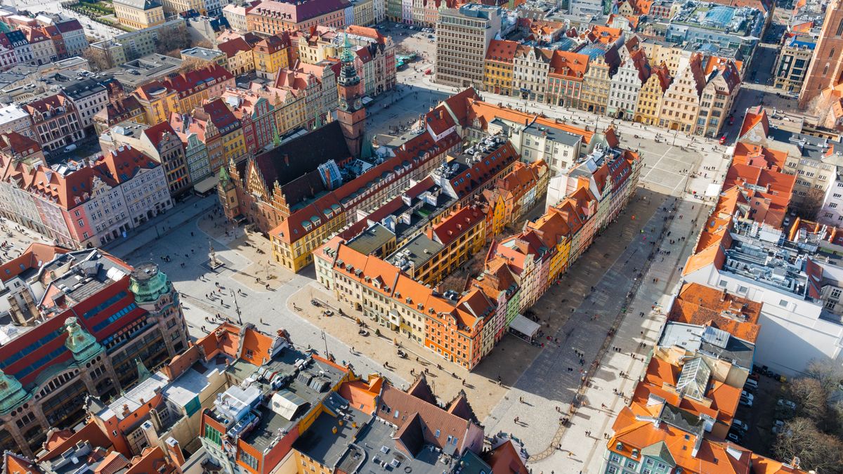 Wrocław z lotu ptaka