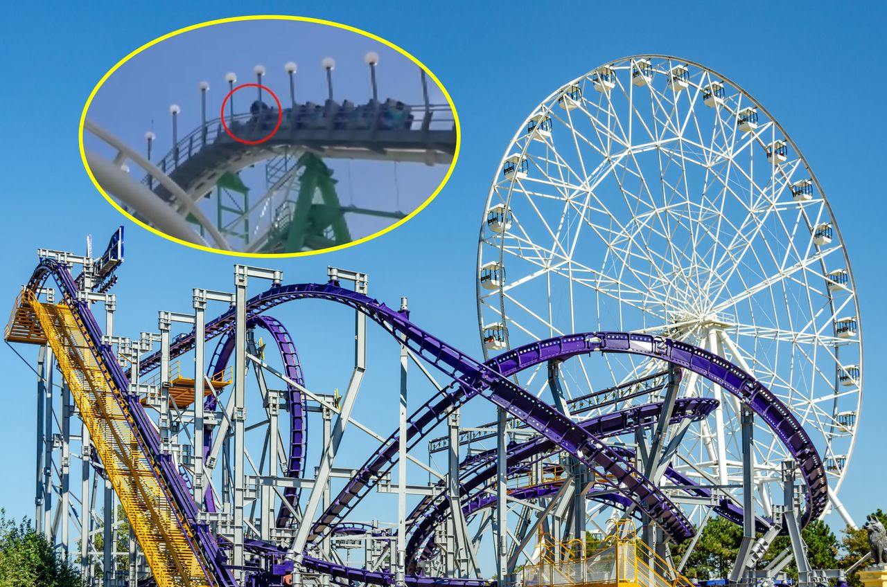 Roller coaster chaos: Man's daring jump after safety failure