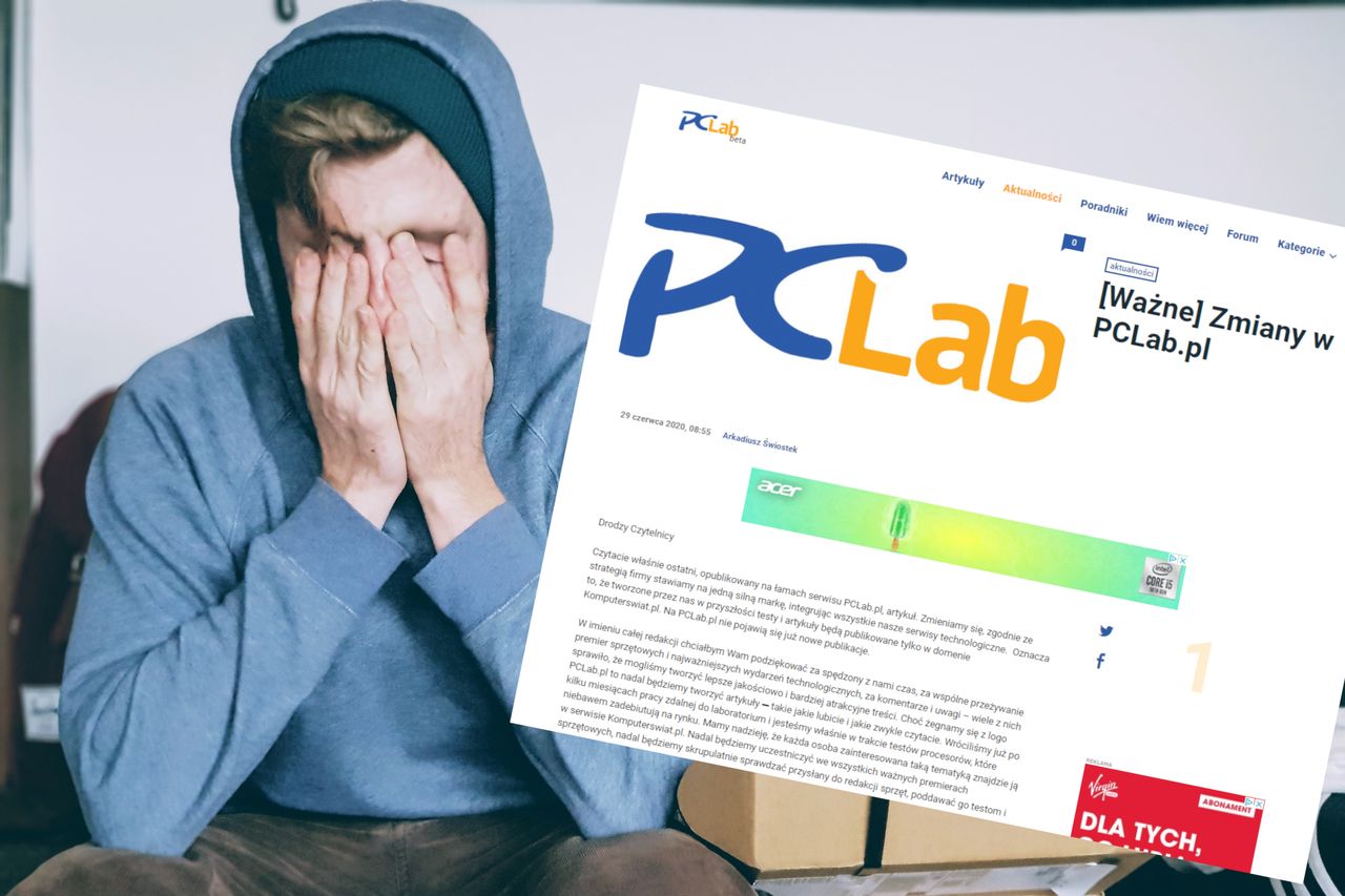 Koniec PCLab.pl. Wydawca podjął decyzję o zamknięciu serwisu