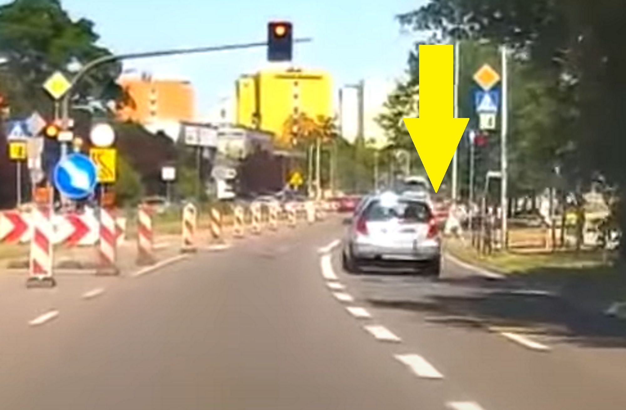 W Kielcach omal nie doszło do potrącenia