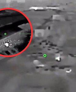 Atak na Krymie. Nagranie z uderzenia na bazę dronów Shahed