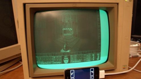 Doom na telewizorze z iPhona 1