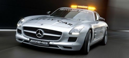 Mercedes-Benz SLS AMG Gullwing - nowy samochód bezpieczeństwa w Formule 1