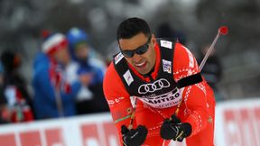 Olimpijski chorąży z Tonga w Szklarskiej Porębie. Wystąpił na MP w biegach narciarskich