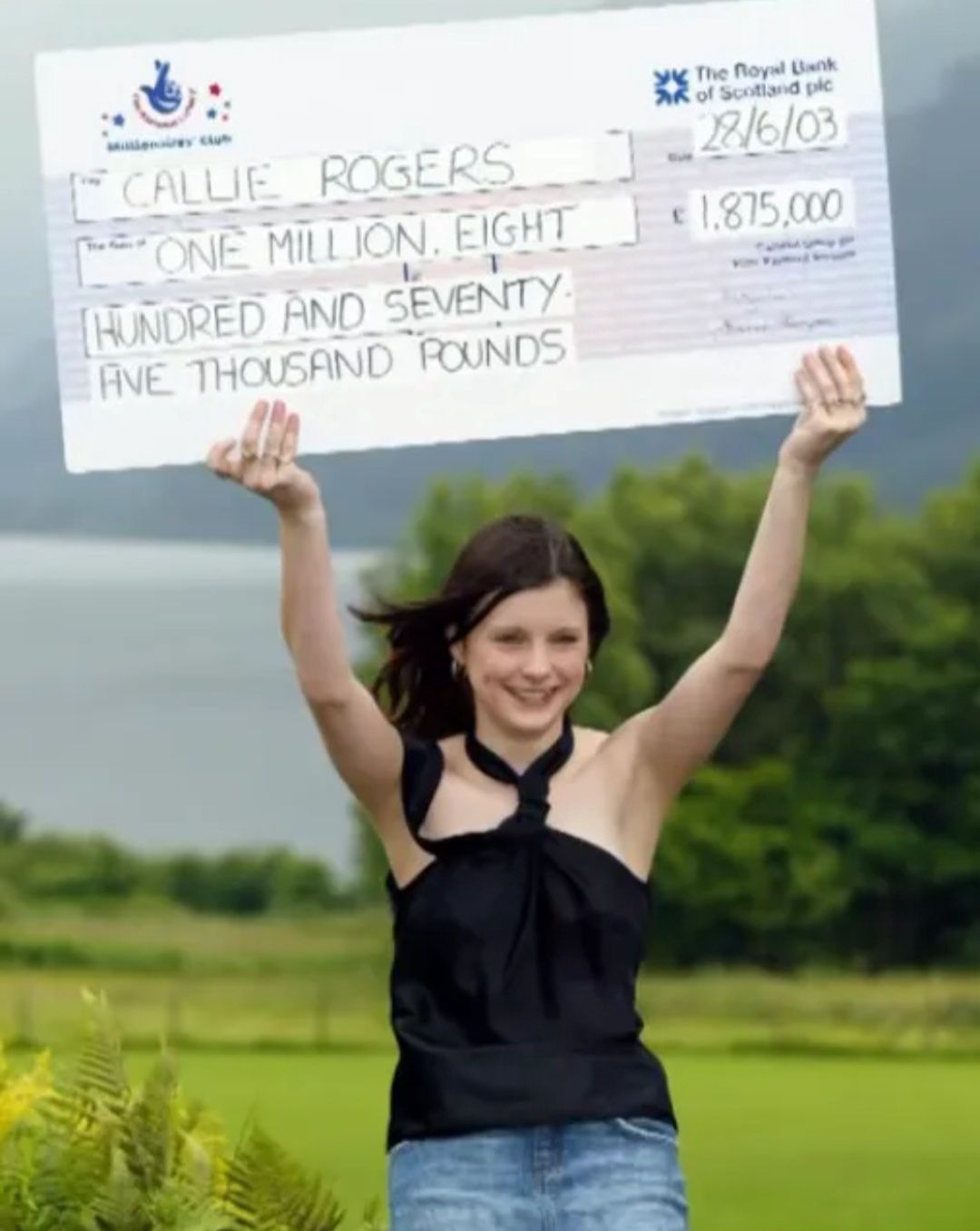 Callie Rogers won the lottery at the age of 16.