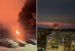 Rafineria w ogniu. Ukraiński atak na terytorium Rosji