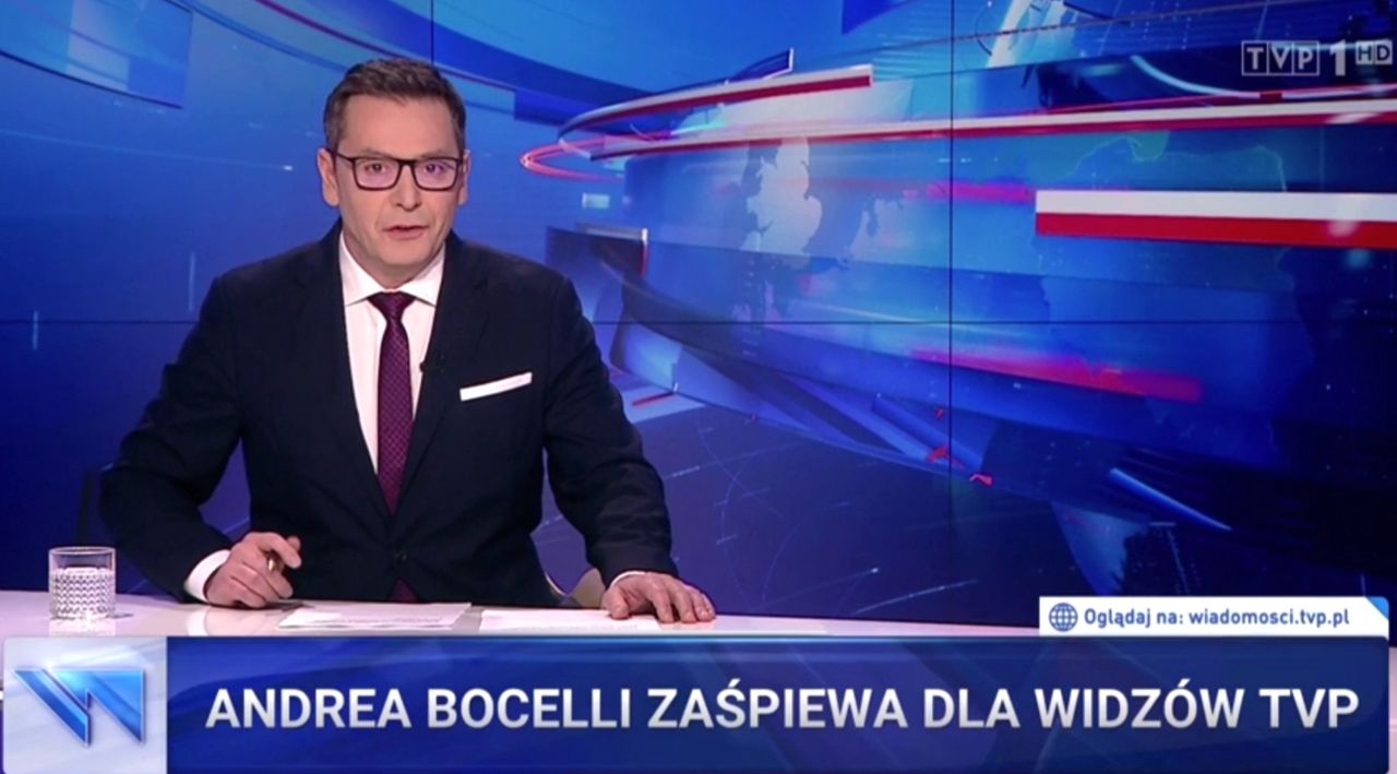 Dla widzów TVP zaśpiewa "oryginalny" Andrea Bocelli