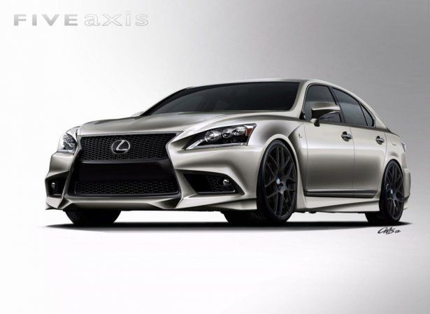 Lexus LS F Sport od Five Axis na SEMA