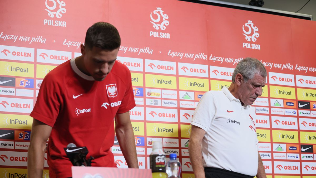 Jan Bednarek i Fernando Santos