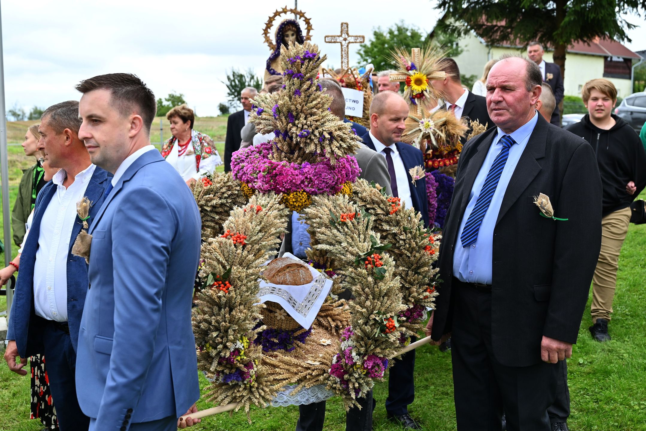 Tak wyglądały dożynki w gminie Zbójno