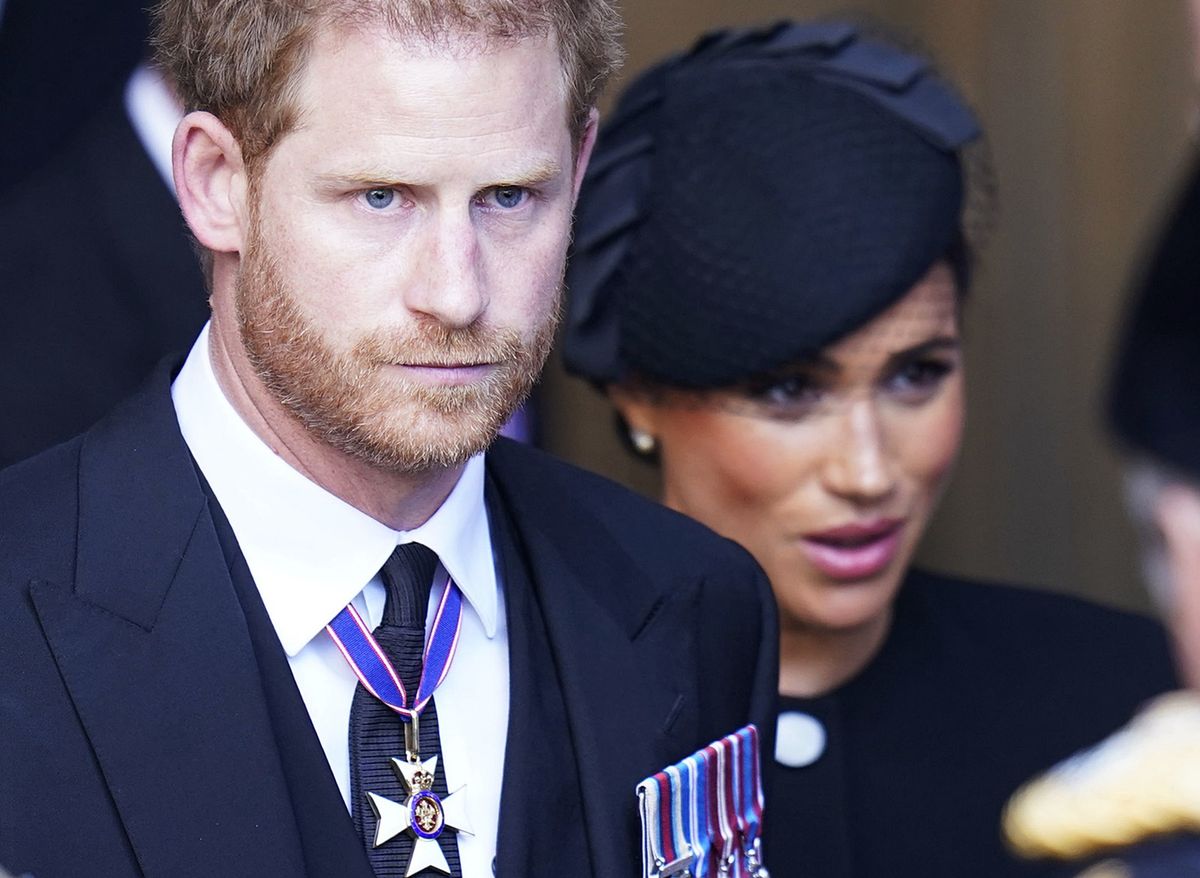 Harry i Meghan towarzyszyli rodzinie królewskiej przez 10 dni uroczystości pogrzebowych