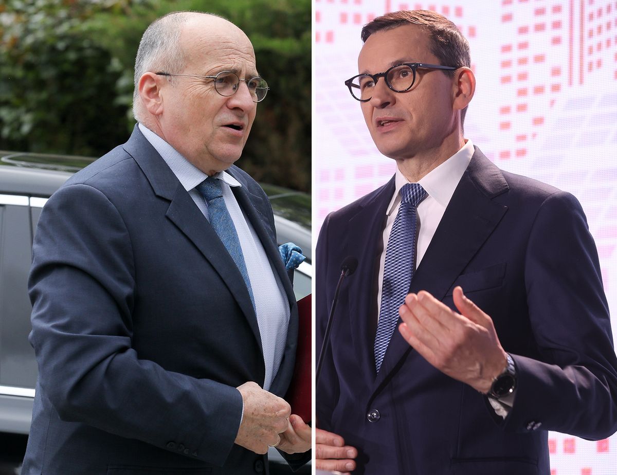 Zbigniew Rau i Mateusz Morawiecki