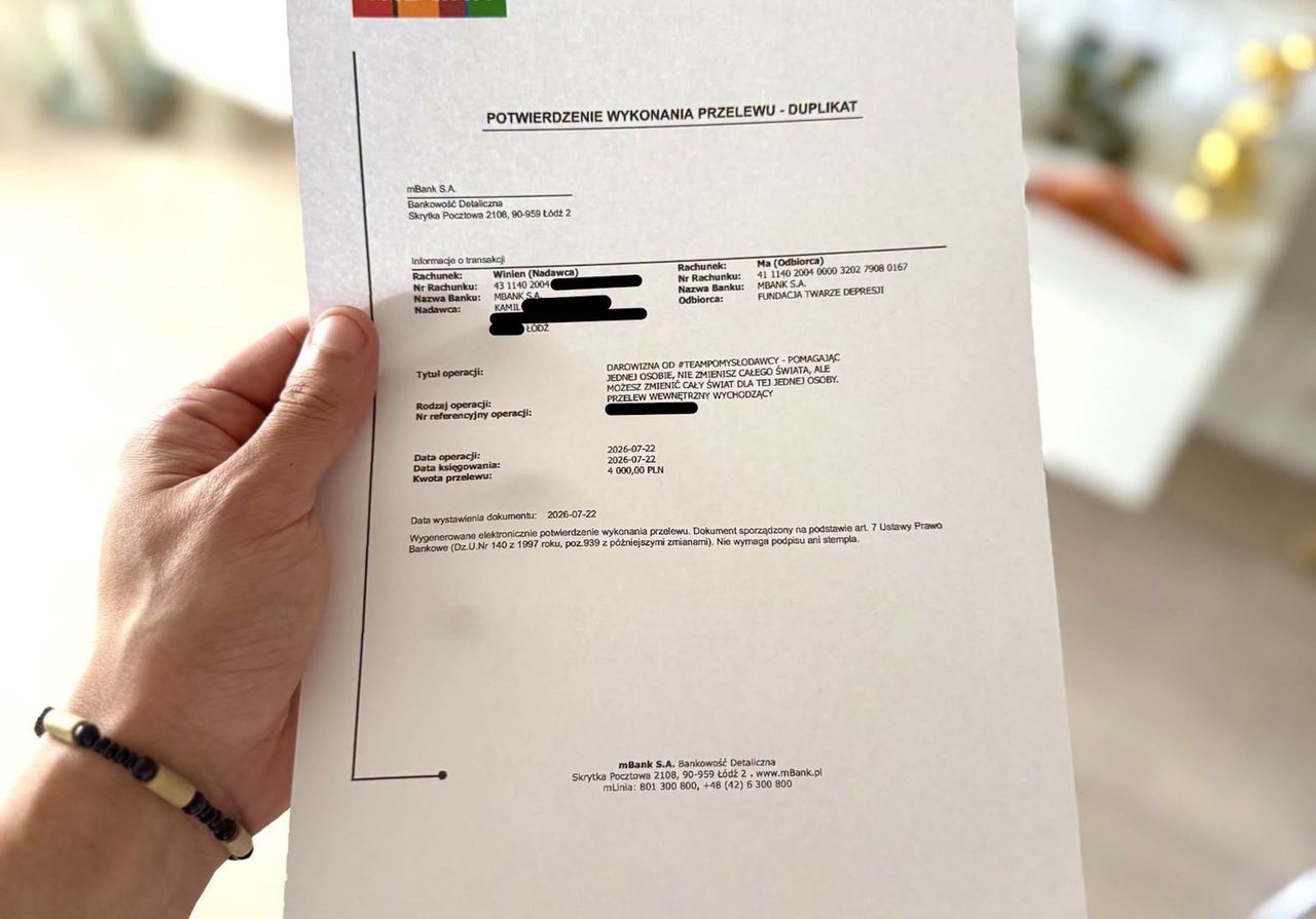 Wygrał w kultowym konkursie marki Tymbark. Pokazał przelew