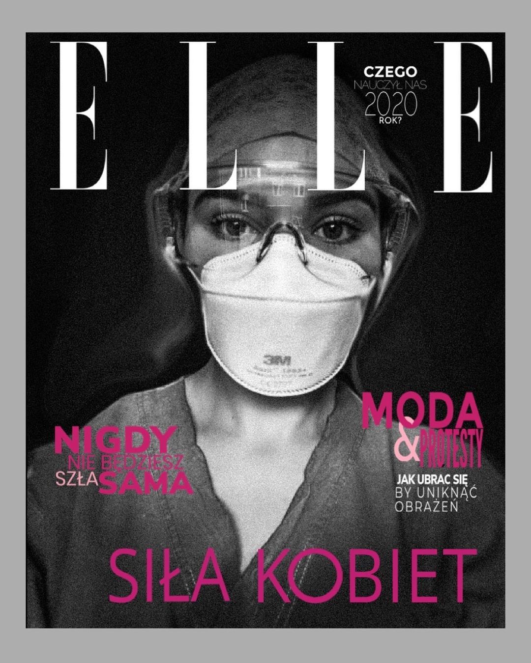 ELLE – Siła kobiet. Okładka autorstwa Matyldy Damięckiej