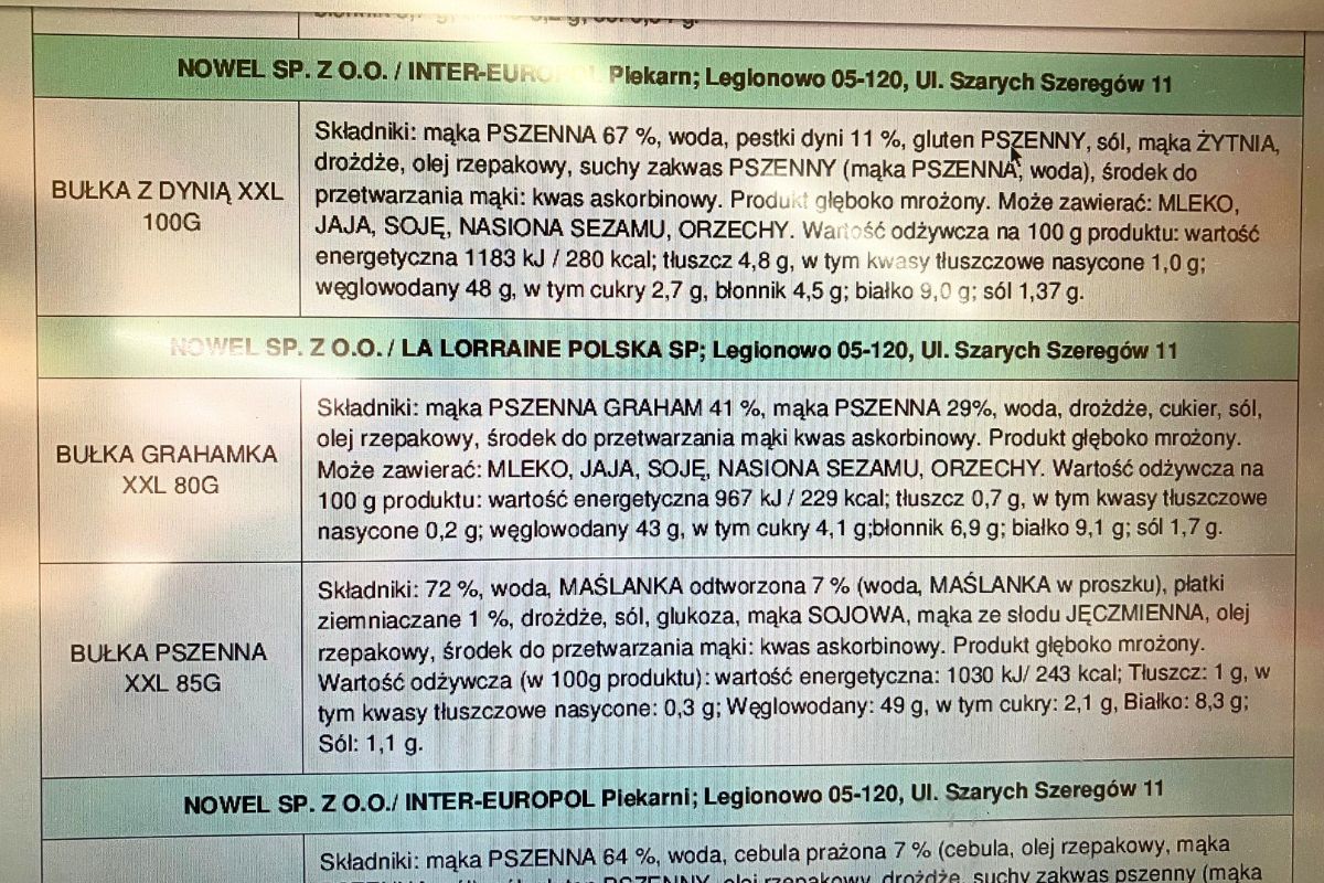 Składu trzeba poszukać przy kasie samoobsługowej