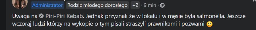 W restauracji Piri-Piri wykryto bakterię Salmonelli