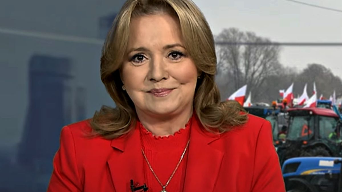 Danuta Holecka w programie informacyjnym "Dzisiaj"