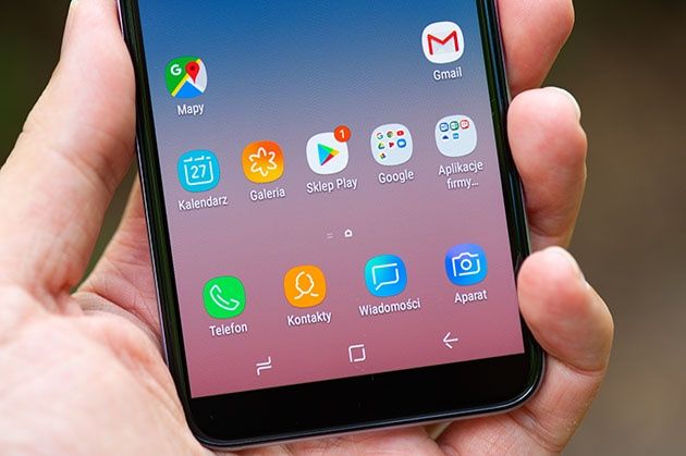Galaxy A6 - wyświetlacz HD+