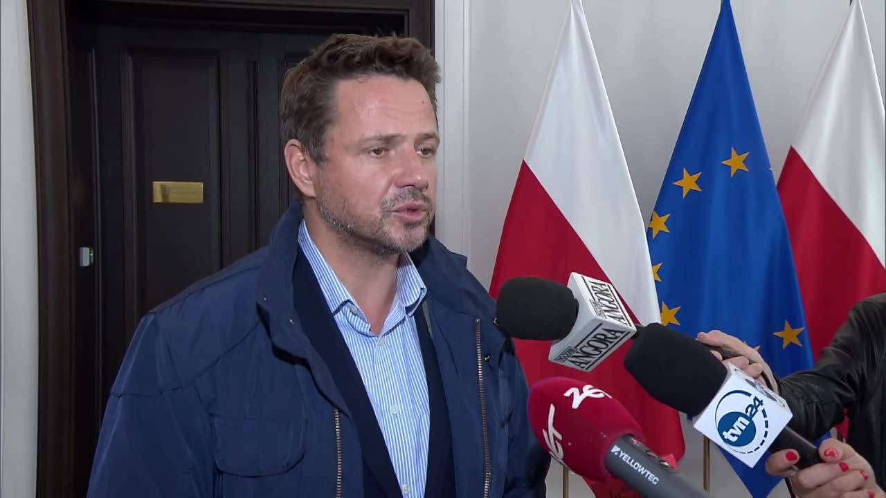 R. Trzaskowski ostrzega, że Szpital Południowy może się wypełnić w ciągu kilku dni.