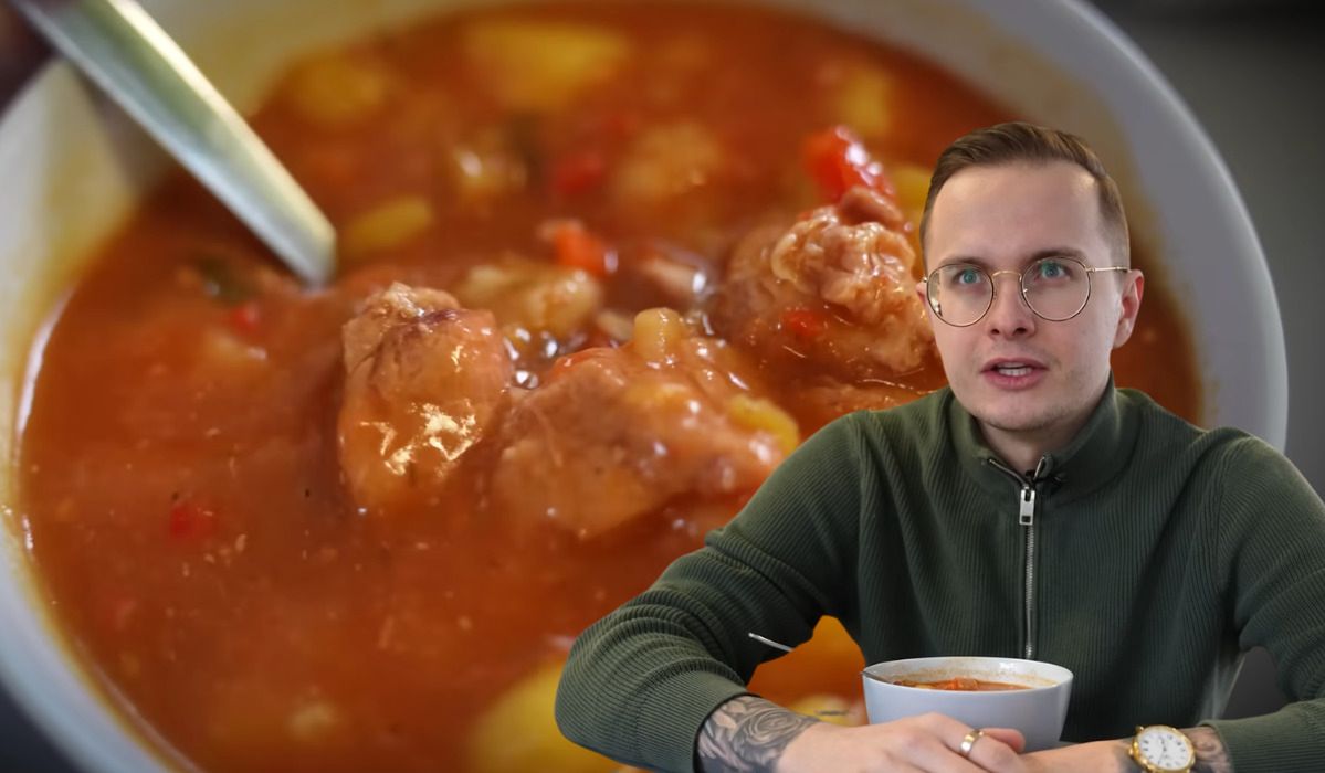 Znany YouTuber odwiedził szpitalną restaurację. Pokazał, co dostał do jedzenia