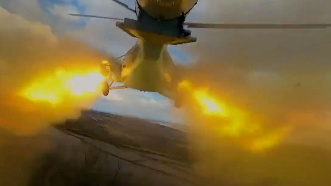 Brawurowy atak z powietrza. Piloci Mi-8 i Mi-24 nie mieli litości