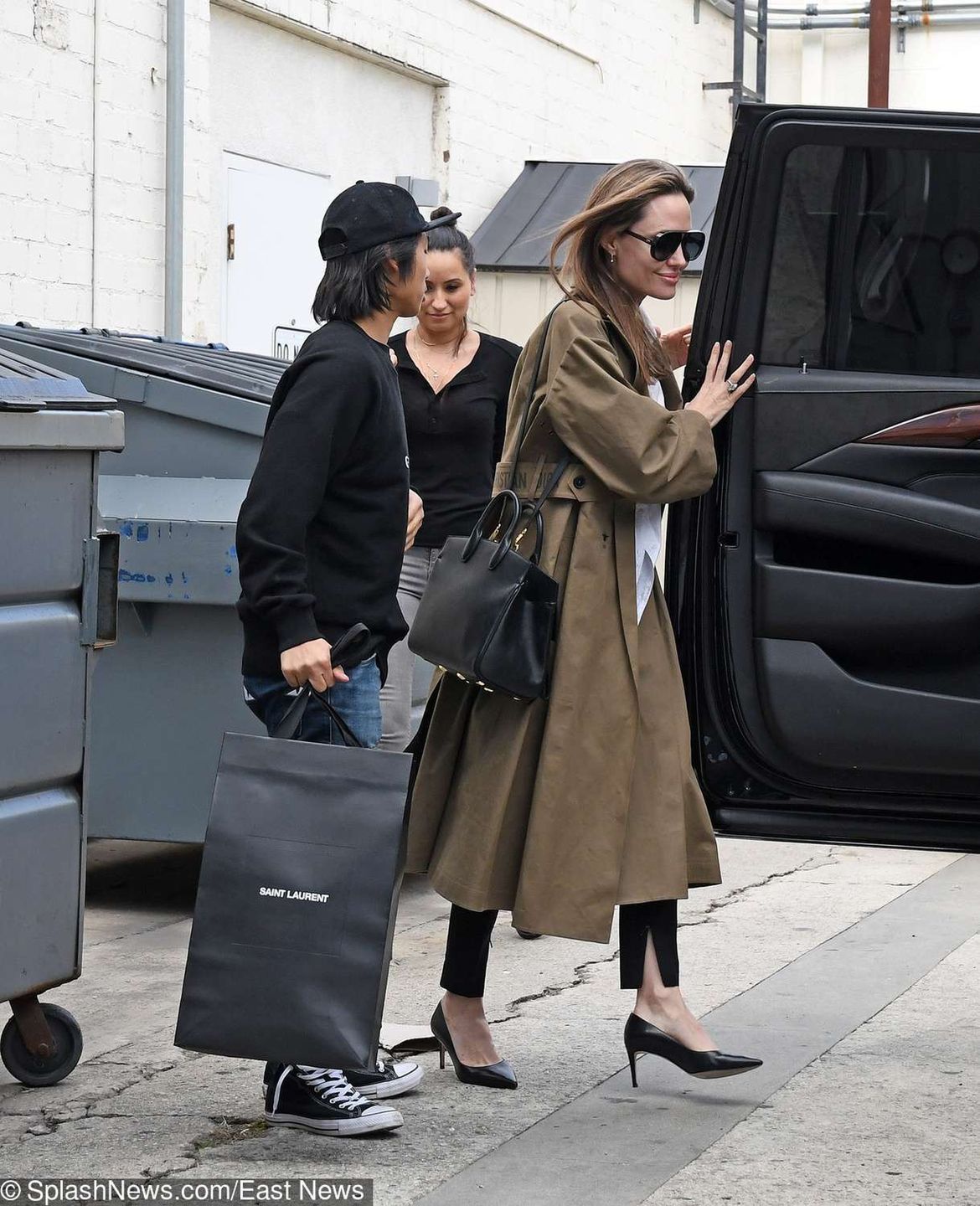 Angelina Jolie i Pax na zakupach