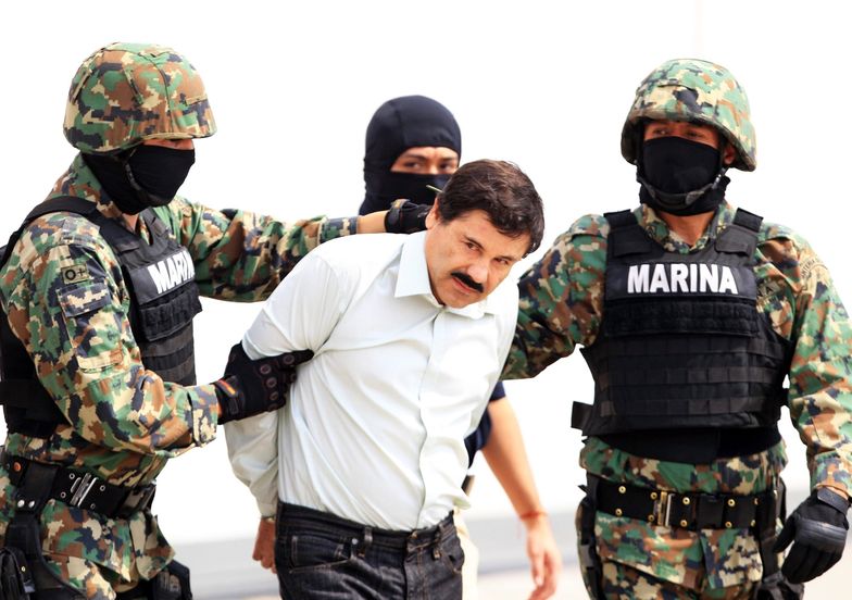 Joaquin El Chapo Guzman, słynny baron narkotykowy, znów w rękach policji