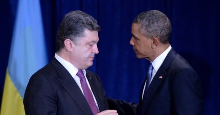 Obama w Warszawie. Prezydent USA spotkał się z Poroszenko