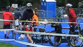 Triathlonista zmarł podczas zawodów w Pile
