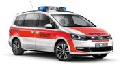 Volkswagen Sharan jako Sharanbulance pokazany podczas RETTmobil 2012