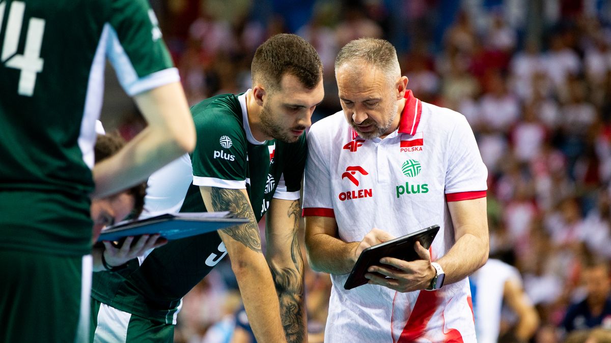 WP SportoweFakty / Monika Pliś / Na zdjęciu: Norbert Huber (z lewej) i Nikola Grbić