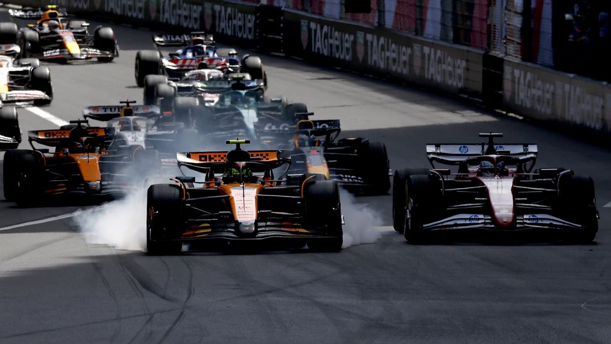 PAP/EPA / YOAN VALAT / Na zdjęciu: start do GP Monako