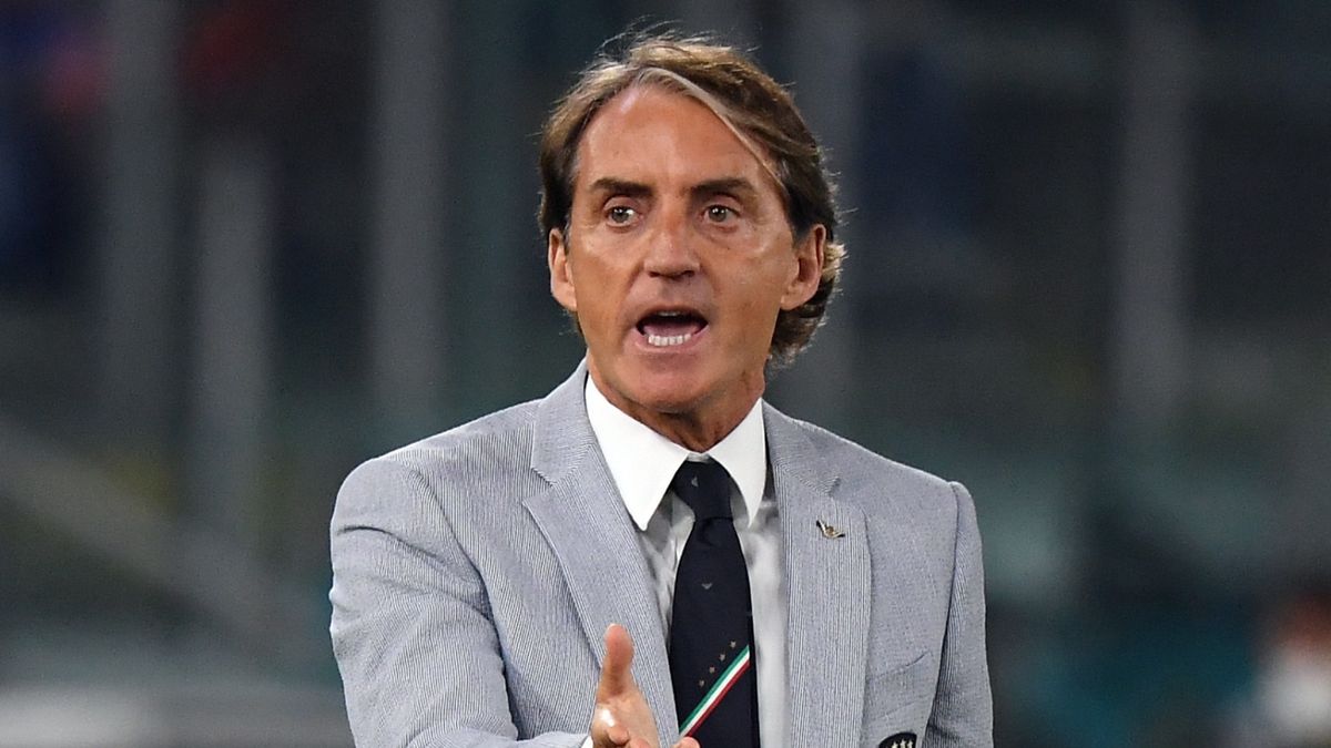 PAP/EPA / Alberto Lingria / Na zdjęciu: Roberto Mancini