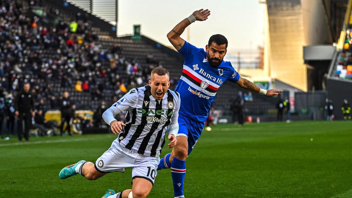 Zdjęcie okładkowe artykułu: PAP/EPA / Na zdjęciu: mecz Udinese Calcio - Sampdoria