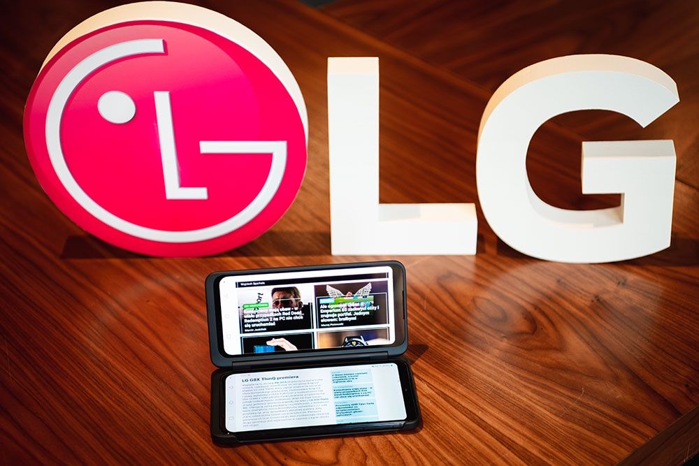 LG G8X ThinQ rozszerzona przestrzeń robocza