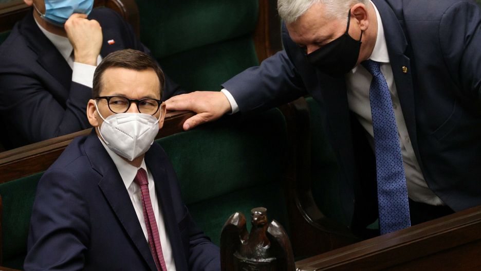 Mateusz Morawiecki z byłym szefem swojego gabinetu Markiem Suskim