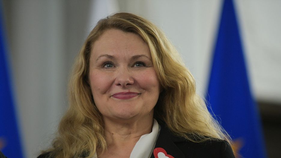 Katarzyna Piekarska podczas zeszłorocznej kampanii