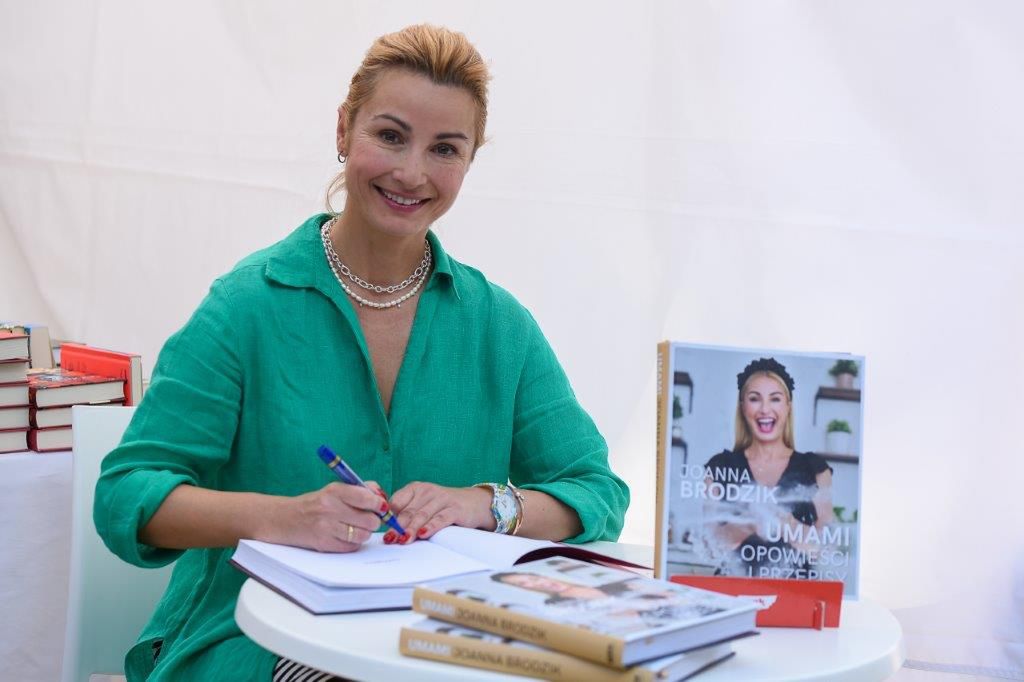 Joanna Brodzik promowała swoją nową książkę