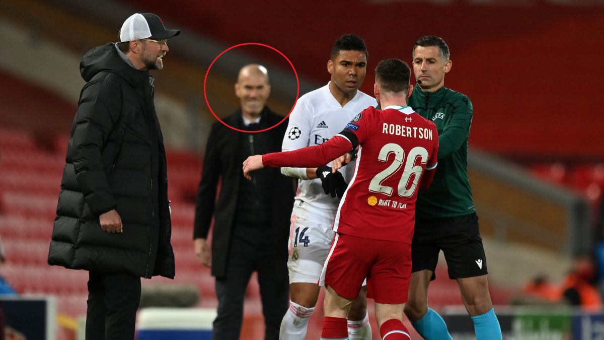 Zdjęcie okładkowe artykułu: Getty Images / Shaun Botterill / W tle reakcja Zidane'a na faul Casemiro