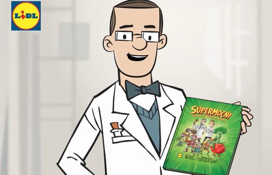 Komiks dla dzieci o piramidzie żywienia w promocji Lidla (wideo)