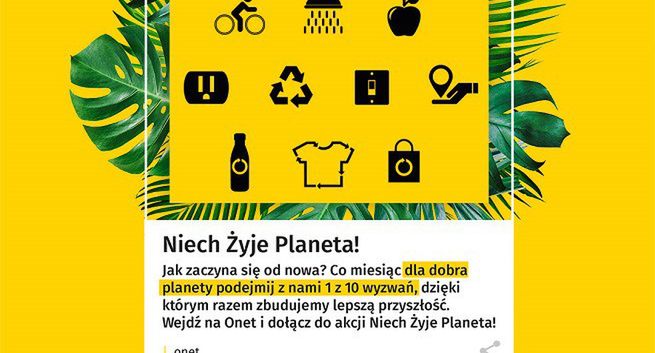 Ringier Axel Springer Polska rusza z kampanią #NiechZyjePlaneta