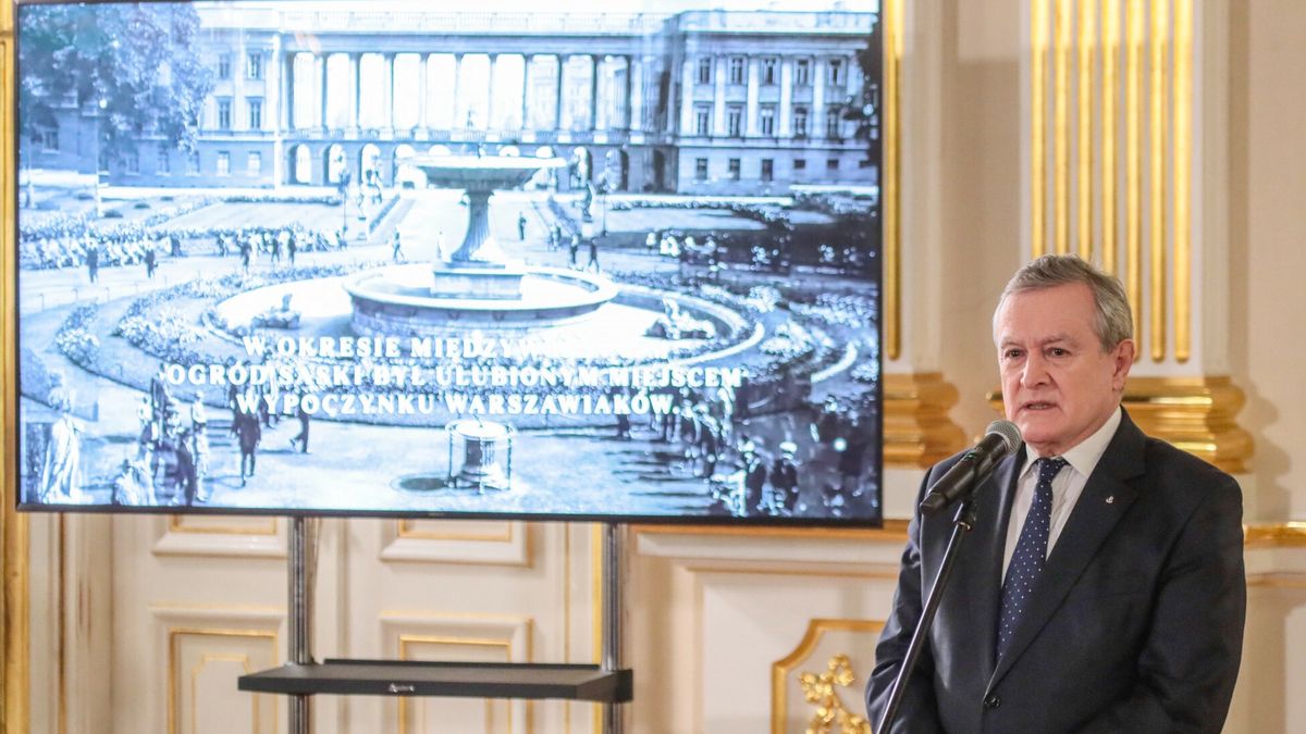 Minister Piotr Gliński zapowiada powołanie spółki celowej do odbudowy Pałacu Saskiego