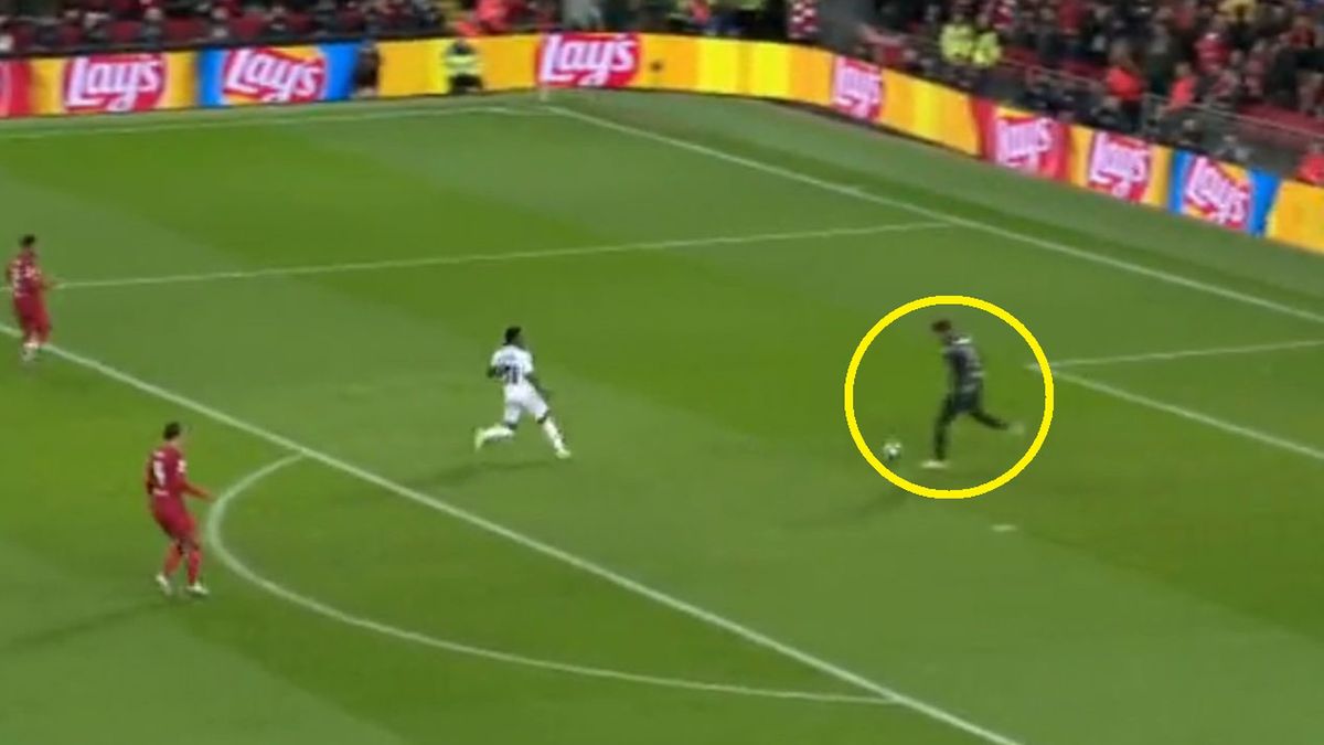 Polsat Sport / Na zdjęciu: błąd Alissona