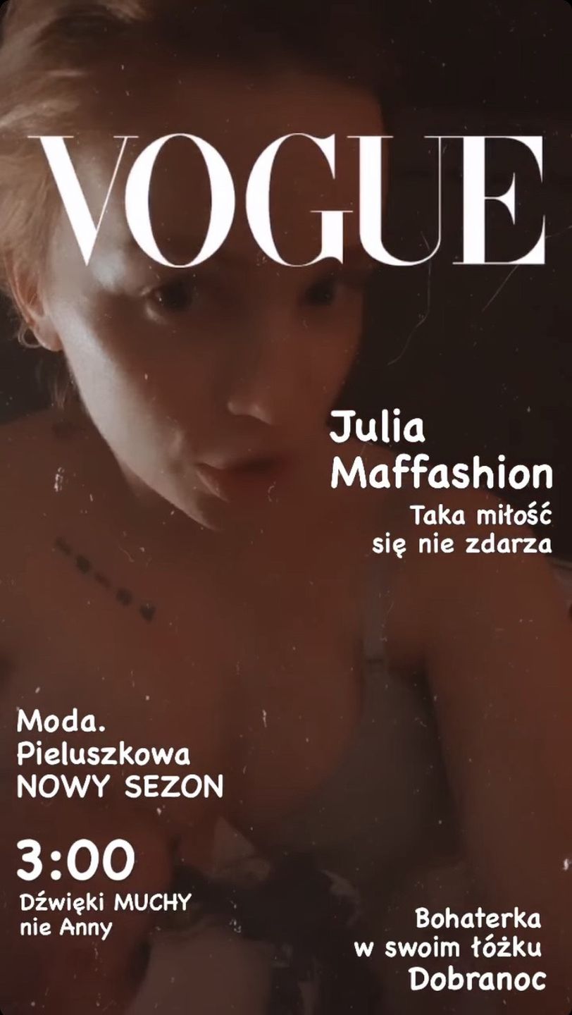 Maffashion pokazała, jak karmi piersią